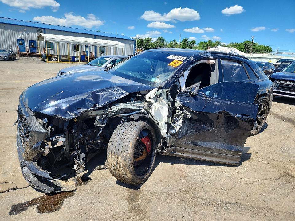 2021 Audi Rs q8 VIN WU1ARBF1XMD000997 COPART salvage auction — FRONT END, Pa - Certificate Of Salvage, sold $17,400 on 2026-08-04 (photo 1)