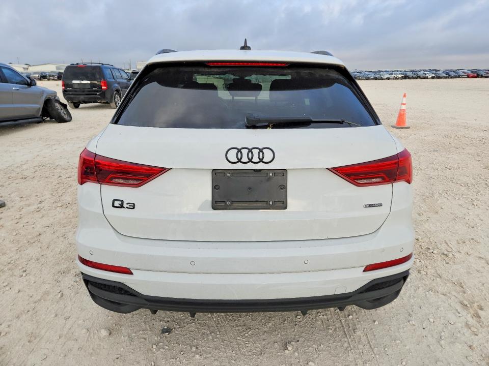 2023 Audi Q3 VIN WA1EECF37P1106969 COPART salvage auction — FRONT END, TX - SALVAGE VEHICLE TITLE (P), sold $250 on 2026-07-30 (photo 6)