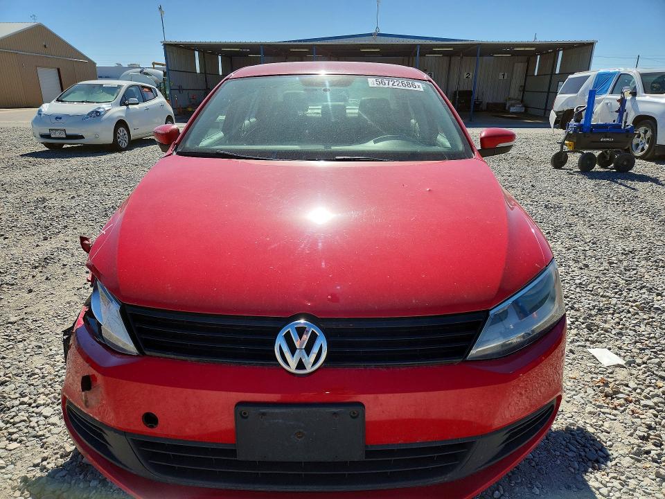 2012 Volkswagen Jetta VIN 3VWDP7AJ5CM115978 COPART salvage auction — FRONT END, Co - Salvage Title, sold $950 on 2026-07-02 (photo 5)