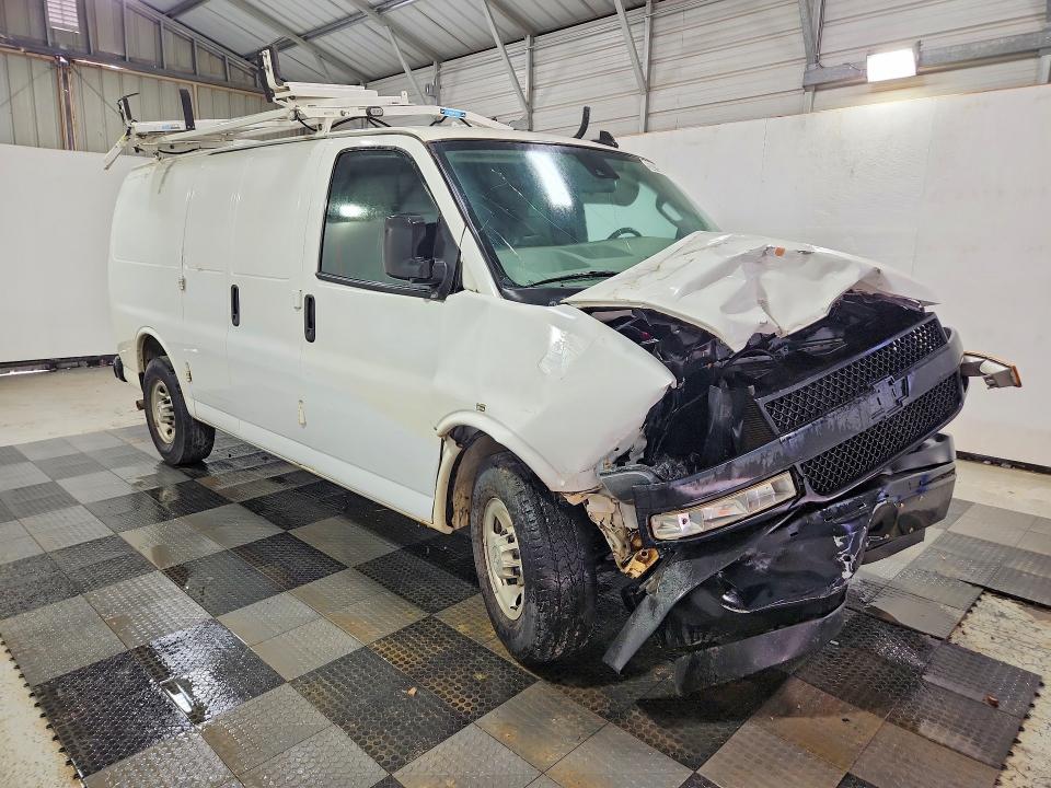 2019 Chevrolet Express 2500 VIN 1GCWGAFP4K1352883 COPART salvage auction — FRONT END, Nc - Dlr Only-Clean/Over 25% Damage, sold $225 on 2026-07-09 (photo 4)