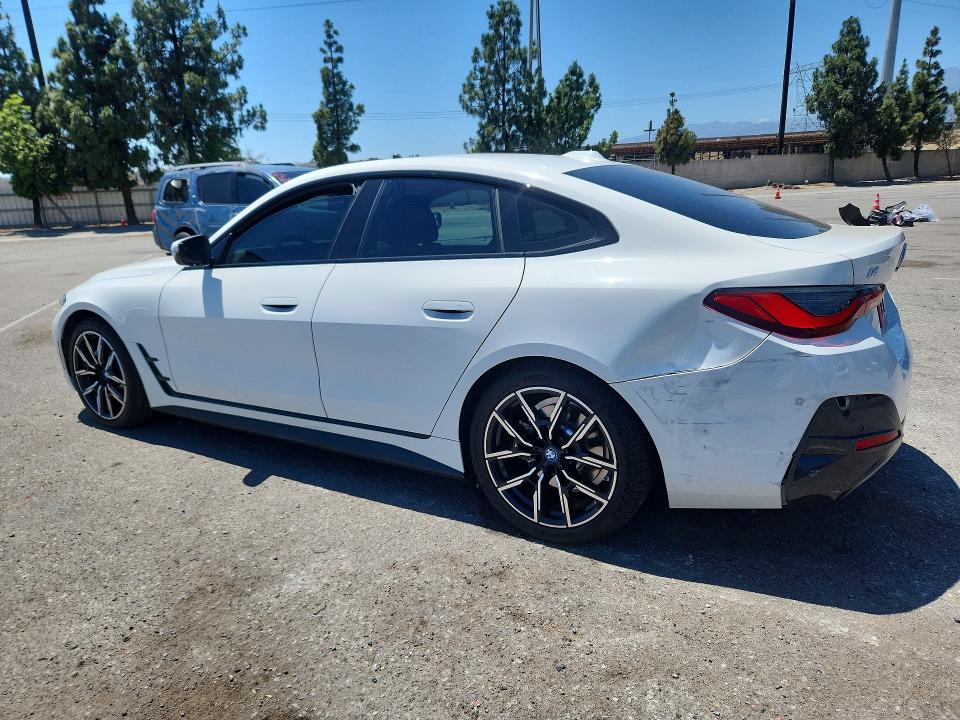2023 BMW I4 VIN WBY73AW09PFR01778 COPART salvage auction — REAR END, CA - SALVAGE CERTIFICATE, sold $9,000 on 2026-07-28 (photo 2)
