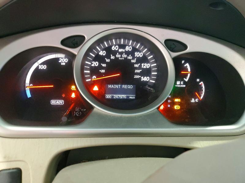 2006 Toyota Highlander VIN JTEDW21A660006070 COPART salvage auction — REAR END, Wv - Certificate Of Title, sold $700 on 2026-07-21 (photo 9)