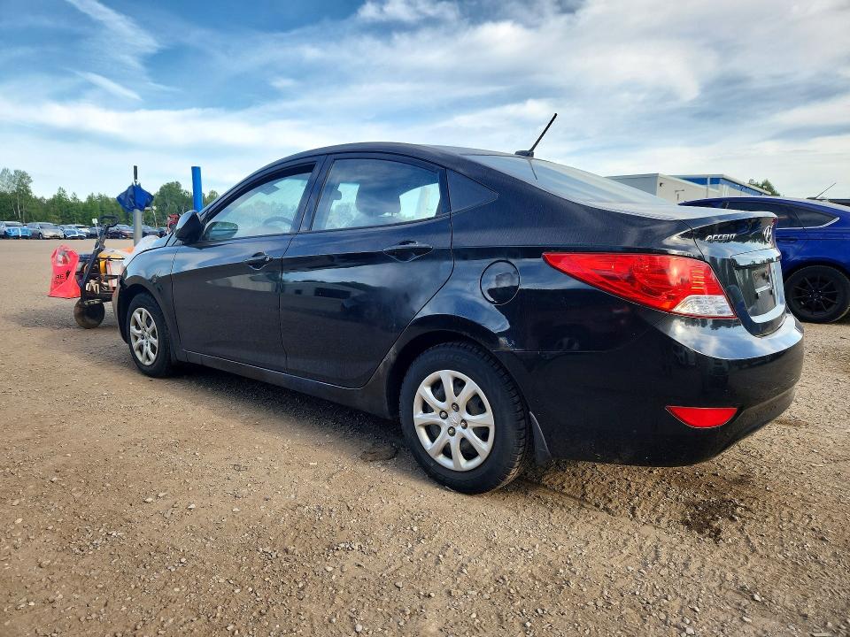 2012 Hyundai Accent VIN KMHCT4AE3CU091084 COPART salvage auction — FRONT END, On - Permit No Brand - Unfit, sold $300 on 2026-07-07 (photo 2)