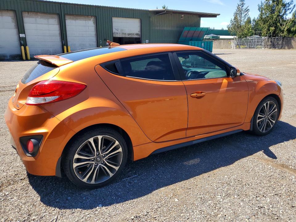 2016 Hyundai Veloster VIN KMHTC6AE9GU289654 COPART salvage auction — MINOR DENT/SCRATCHES, WA - VEHICLE CERT OF OWNERSHIP-TITL, sold $175 on 2026-07-28 (photo 3)