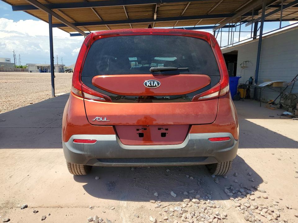 2021 Kia Soul VIN KNDJ23AU9M7742623 COPART salvage auction — FRONT END, Az - Cert Of Title - Salvage, sold $2,700 on 2026-07-02 (photo 6)