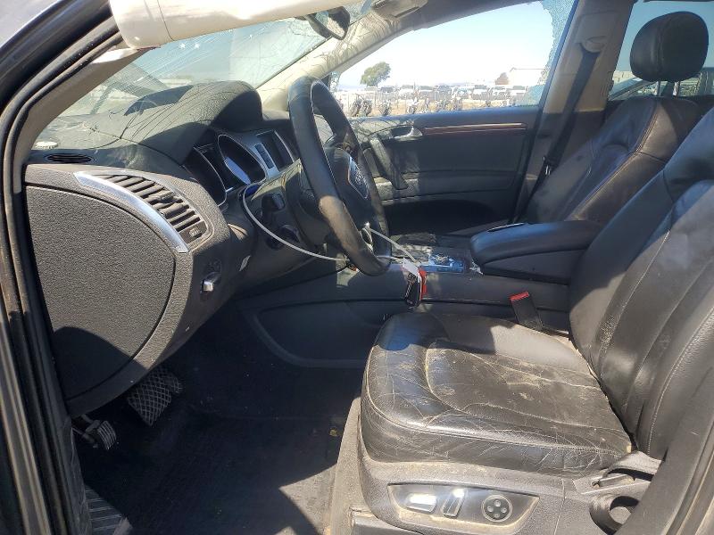 2012 Audi Q7 VIN WA1LMAFE1CD000381 COPART salvage auction — ALL OVER, CA - SALVAGE CERTIFICATE, sold $300 on 2026-07-23 (photo 7)