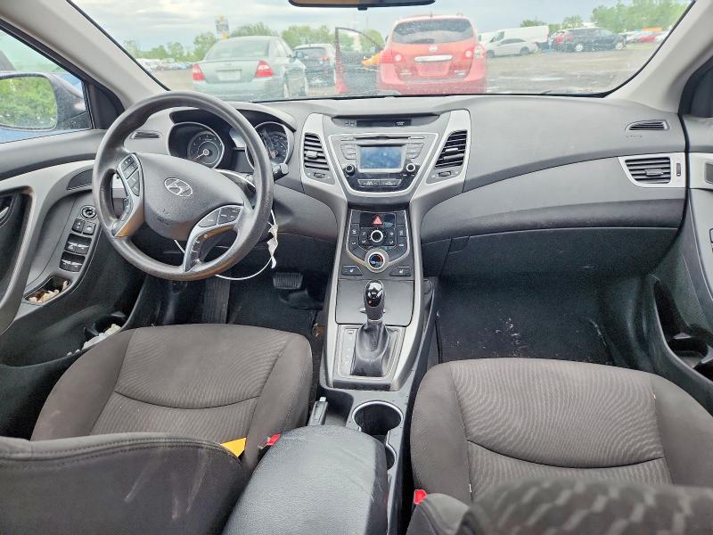 2016 Hyundai Elantra VIN KMHDH4AE6GU591297 COPART salvage auction — FRONT END, Qc - Gravement Accidente, sold $525 on 2026-07-28 (photo 8)