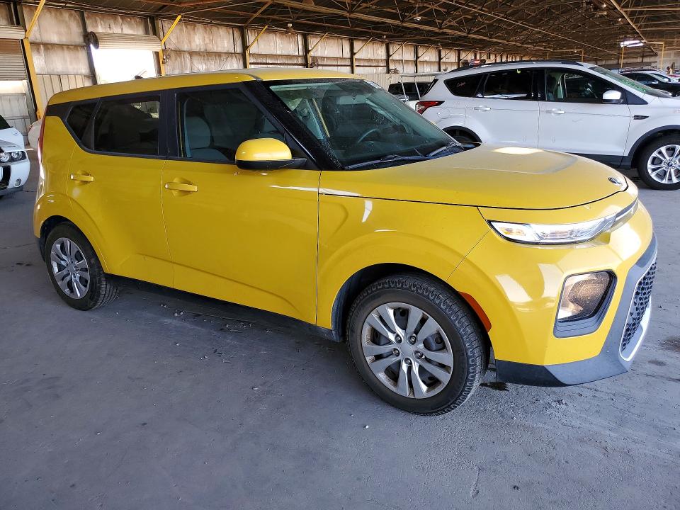 2020 Kia Soul VIN KNDJ23AU9L7119064 COPART salvage auction — REAR END, Az - Cert Of Title - Salvage, sold $2,350 on 2026-07-27 (photo 4)