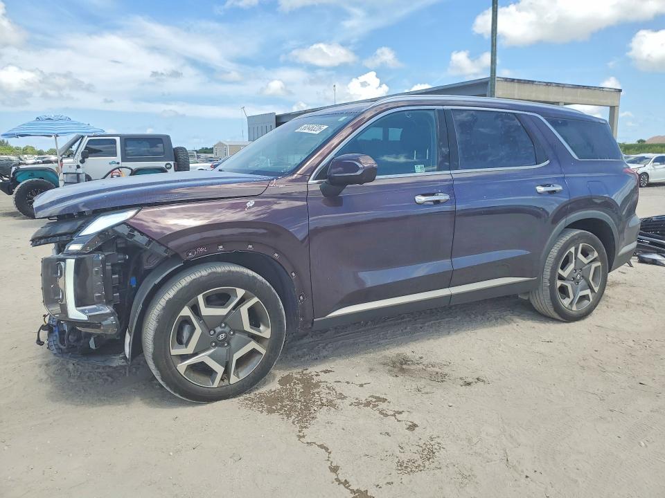2024 Hyundai Palisade VIN KM8R44GE4RU803643 COPART salvage auction — FRONT END, Fl - Cert Of Title Slvg Rebuildable, sold $11,600 on 2026-07-16 (photo 1)