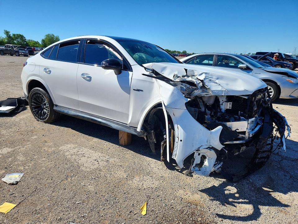 2025 Mercedes-benz Glc VIN W1NKJ8HB1SF342981 COPART salvage auction — FRONT END, Il - Salvage Certificate, sold $28,750 on 2026-07-21 (photo 4)