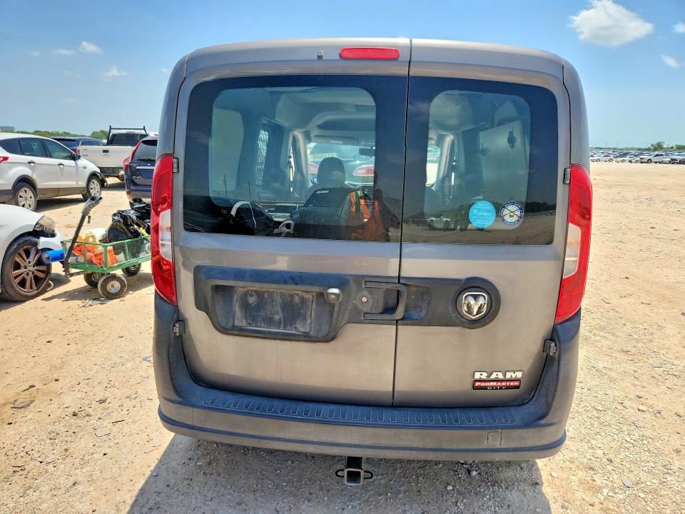 2018 Ram Promaster city VIN ZFBERFABXJ6K06491 COPART salvage auction — MECHANICAL, Tx - Salvage Vehicle Title, sold $20 on 2026-07-23 (photo 6)