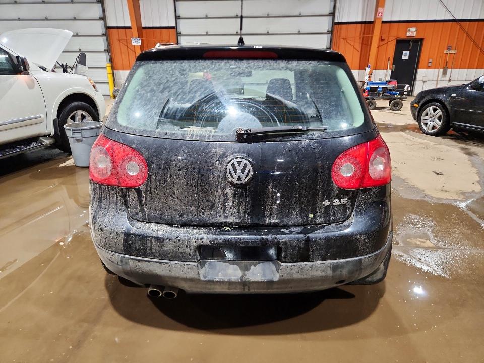2009 Volkswagen Rabbit VIN WVWBA71K29W029301 COPART salvage auction — HAIL, Ab - Bos - Salvage, sold $1,000 on 2026-07-07 (photo 6)