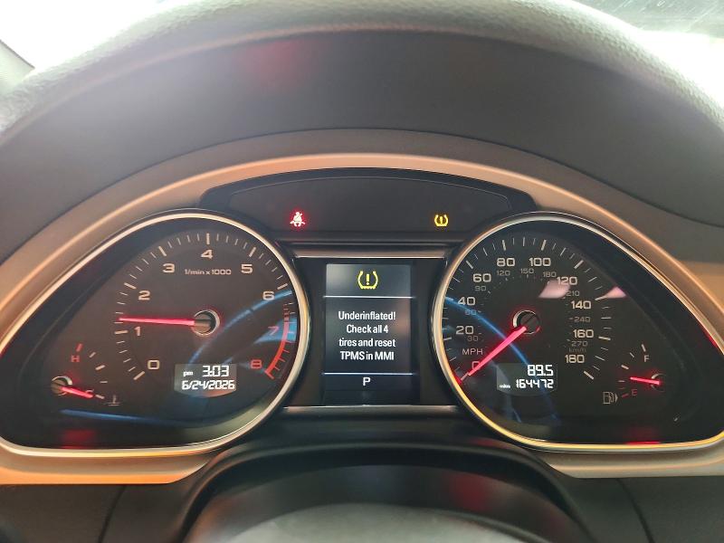 2015 Audi Q7 VIN WA1DGAFE8FD017243 COPART salvage auction — REAR END, AZ - CERT OF TITLE - SALVAGE, sold $250 on 2026-07-22 (photo 9)