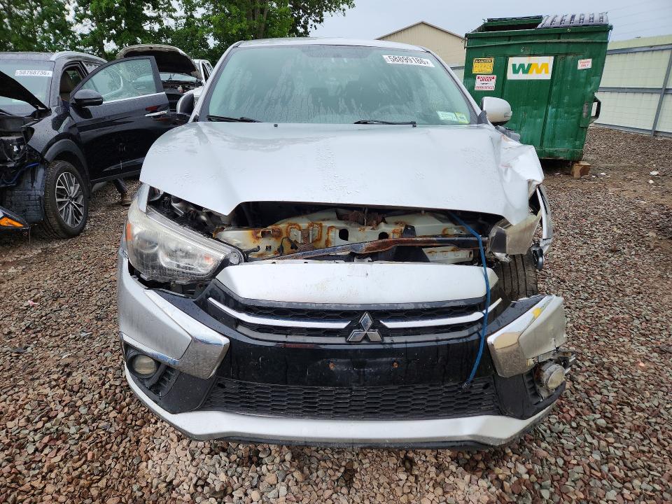 2018 Mitsubishi VIN JA4AR3AU0JZ028367 COPART salvage auction — FRONT END, NY - MV-907A SALVAGE CERTIFICATE, sold $450 on 2026-07-27 (photo 5)
