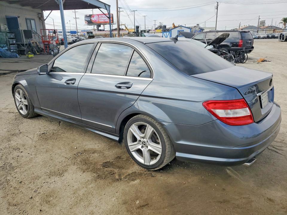 2011 Mercedes-benz C class VIN WDDGF5EB7BA461378 COPART salvage auction — FRONT END, Ca - Salvage Certificate, sold $1,350 on 2026-08-08 (photo 2)