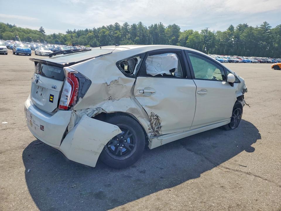 2015 Toyota Prius VIN JTDKN3DU0F0426286 COPART salvage auction — FRONT END, Wv - Salvage Certificate, sold $500 on 2026-07-09 (photo 3)