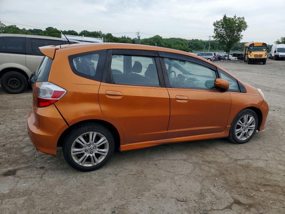 2010 Honda Fit VIN JHMGE8H43AS021497 COPART salvage auction — REAR END, Md - Cert Of Salvage > 75% Damage, sold $900 on 2026-07-28 (photo 3)