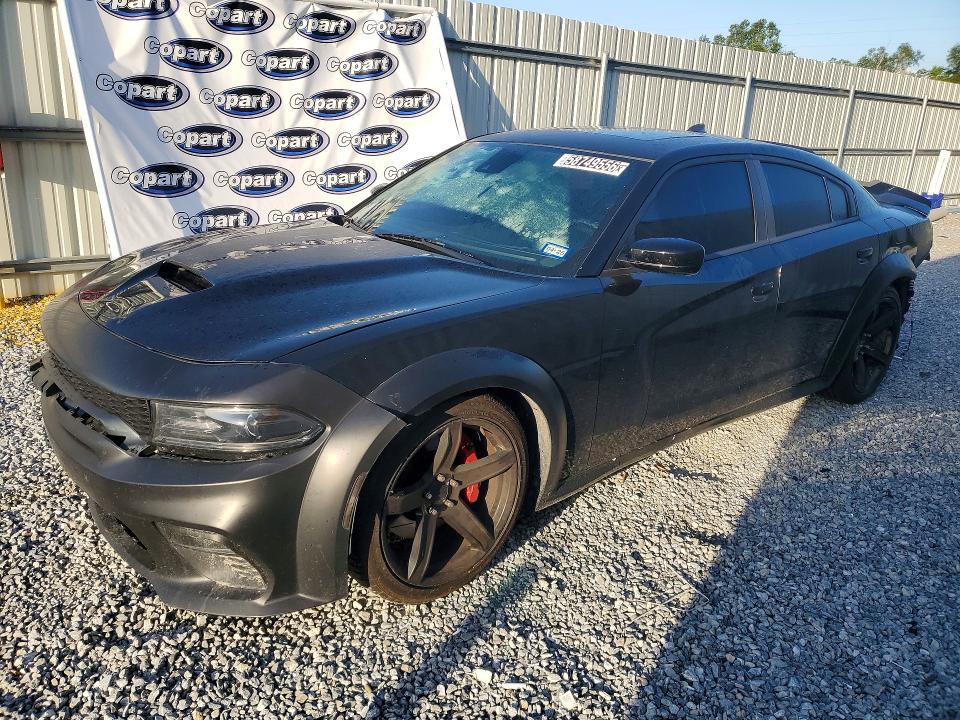 2023 Dodge Charger VIN 2C3CDXCT0PH533170 COPART salvage auction — REAR END, Tx - Certificate Of Title, sold $17,800 on 2026-07-30 (photo 1)