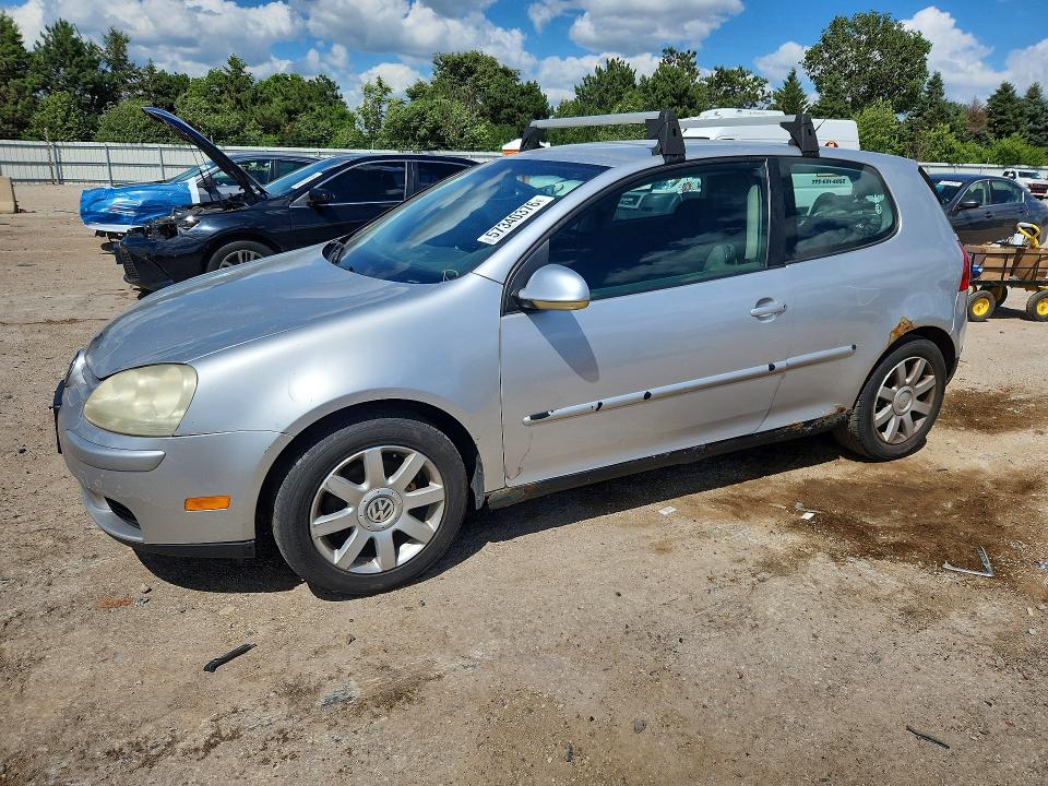 2007 Volkswagen Golf VIN WVWAR71KX7W053816 COPART salvage auction — REAR END, Il - Salvage Certificate, sold $375 on 2026-07-16 (photo 1)