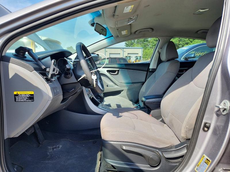 2011 Hyundai Elantra VIN KMHDH4AE1BU080573 COPART salvage auction — REAR END, Ma - Cert Of Title-Reconstrctd Coll, sold $425 on 2026-07-02 (photo 7)