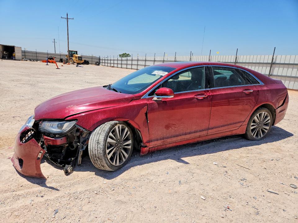 2017 Lincoln VIN 3LN6L5E92HR641387 COPART salvage auction — FRONT END, Tx - Salvage Vehicle Title, sold $425 on 2026-09-02 (photo 1)