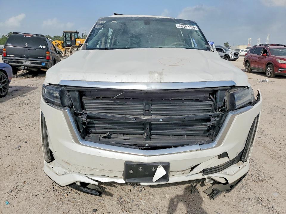 2022 Cadillac Escalade VIN 1GYS4MKL7NR176102 COPART salvage auction — ROLLOVER, Pa - Certificate Of Salvage, sold $17,400 on 2026-07-24 (photo 5)
