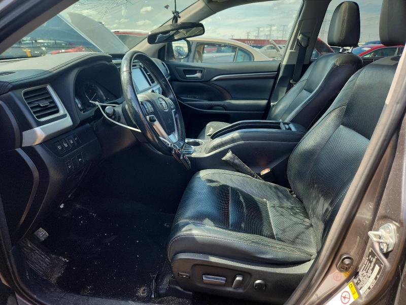 2015 Toyota Highlander VIN 5TDDCRFHXFS008560 COPART salvage auction — ROOF, Il - Salvage Certificate, sold $5,700 on 2026-07-28 (photo 7)