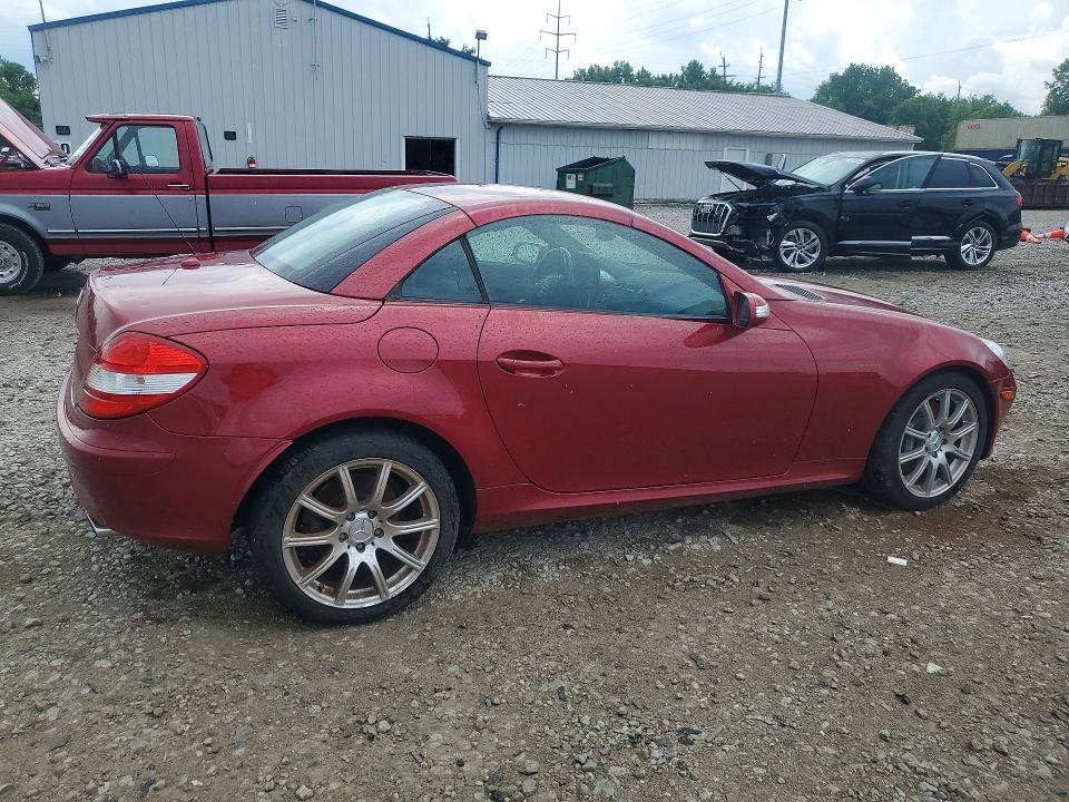 2006 Mercedes-benz Slk-class VIN WDBWK56F66F082186 COPART salvage auction — HAIL, Oh - Cert Of Title-Salvage, sold $1,650 on 2026-07-14 (photo 3)