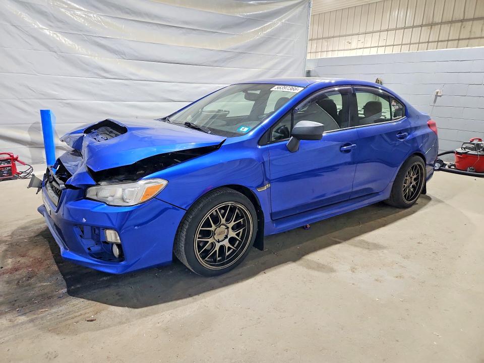 2016 Subaru Wrx VIN JF1VA1E61G9801053 COPART salvage auction — FRONT END, Nh - Cert Of Title-Salvage, sold $2,150 on 2026-07-07 (photo 1)