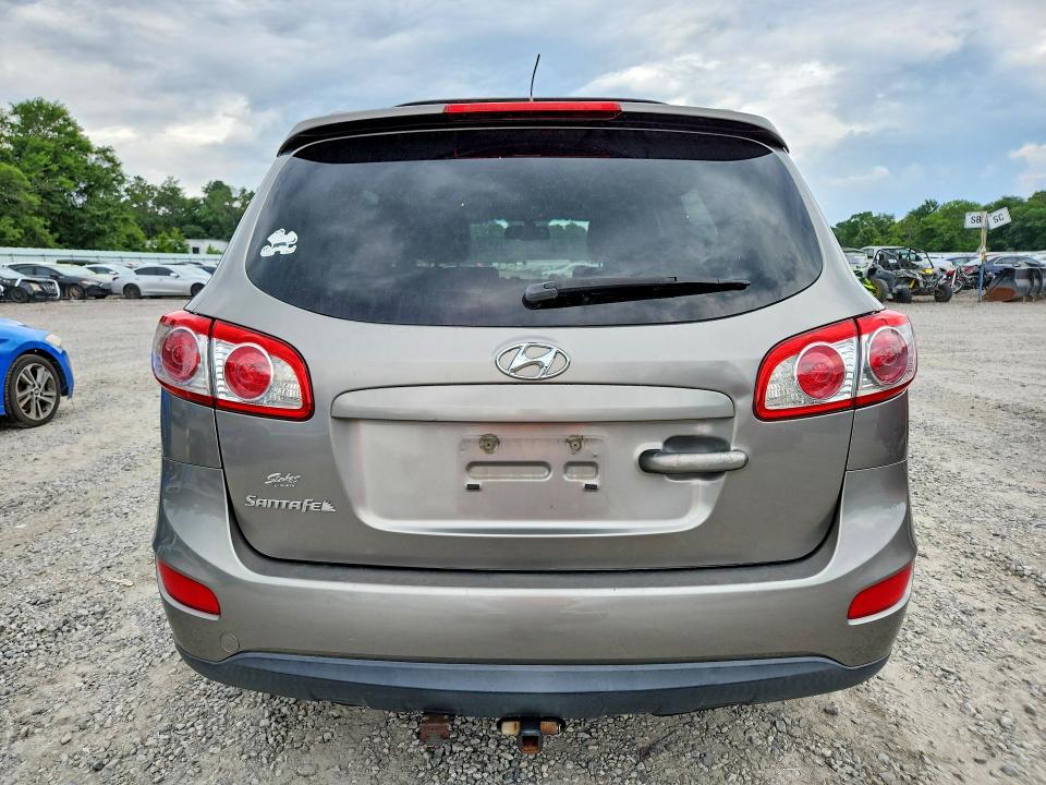 2012 Hyundai Santa fe VIN 5XYZH4AG2CG108010 COPART salvage auction — FRONT END, GA - CERT OF TITLE-SALVAGE, sold $1,550 on 2026-07-07 (photo 6)