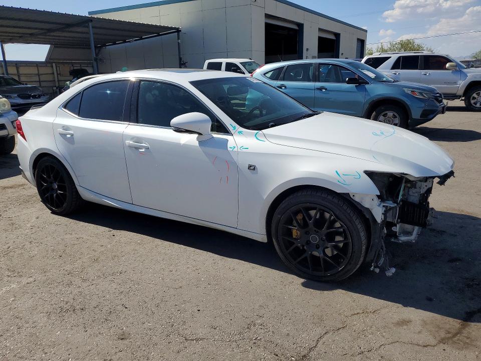2015 Lexus Is VIN JTHBE1D21F5014981 COPART salvage auction — FRONT END, Tx - Salvage Vehicle Title, sold $125 on 2026-07-10 (photo 4)
