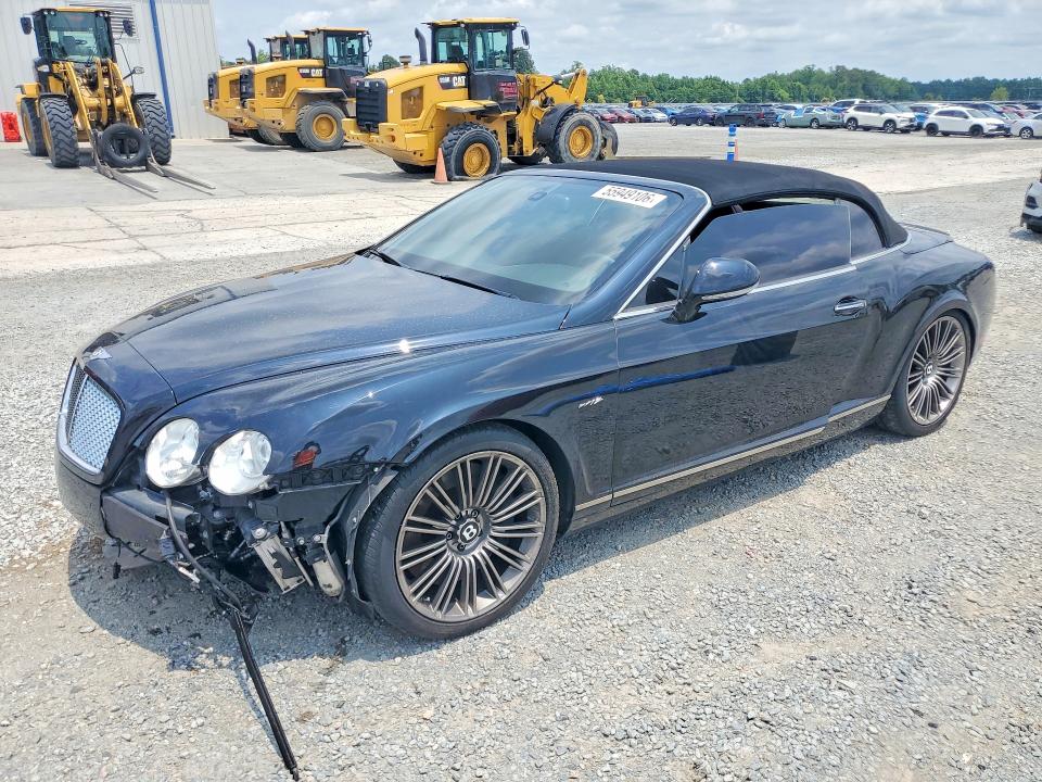 2010 Bentley Continental VIN SCBDP3ZA6AC062838 — COPART salvage auction photo