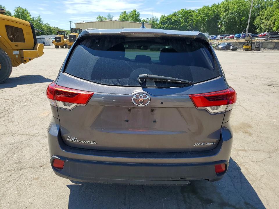 2018 Toyota VIN 5TDJZRFHXJS535525 COPART salvage auction — MINOR DENT/SCRATCHES, Ny - Mv-907A Salvage Certificate, sold $5,500 on 2026-07-09 (photo 6)