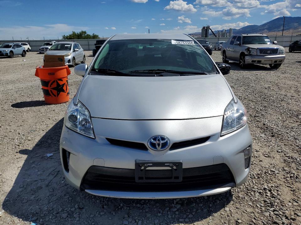 2014 Toyota Prius VIN JTDKN3DU2E1769061 COPART salvage auction — FRONT END, Ut - Salvage Certificate, sold $2,050 on 2026-07-31 (photo 5)