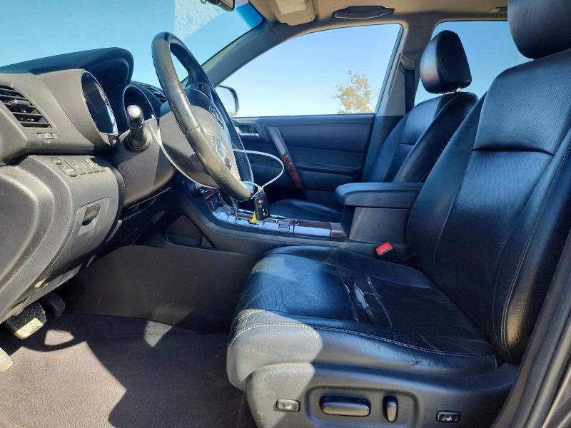 2012 Toyota Highlander VIN 5TDDK3EH5CS102567 COPART salvage auction — FRONT END, Ca - Salvage Certificate, sold $4,100 on 2026-07-07 (photo 7)