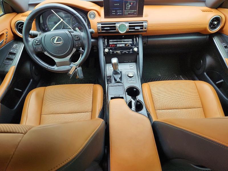 2022 Lexus Is VIN JTHDA1D27N5119866 COPART salvage auction — FRONT END, Salvage Title, sold $10 on 2026-07-30 (photo 8)
