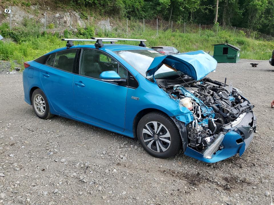 2018 Toyota Prius VIN JTDKARFP4J3077114 COPART salvage auction — FRONT END, Ny - Mv-907A Salvage Certificate, sold $2,000 on 2026-07-16 (photo 4)