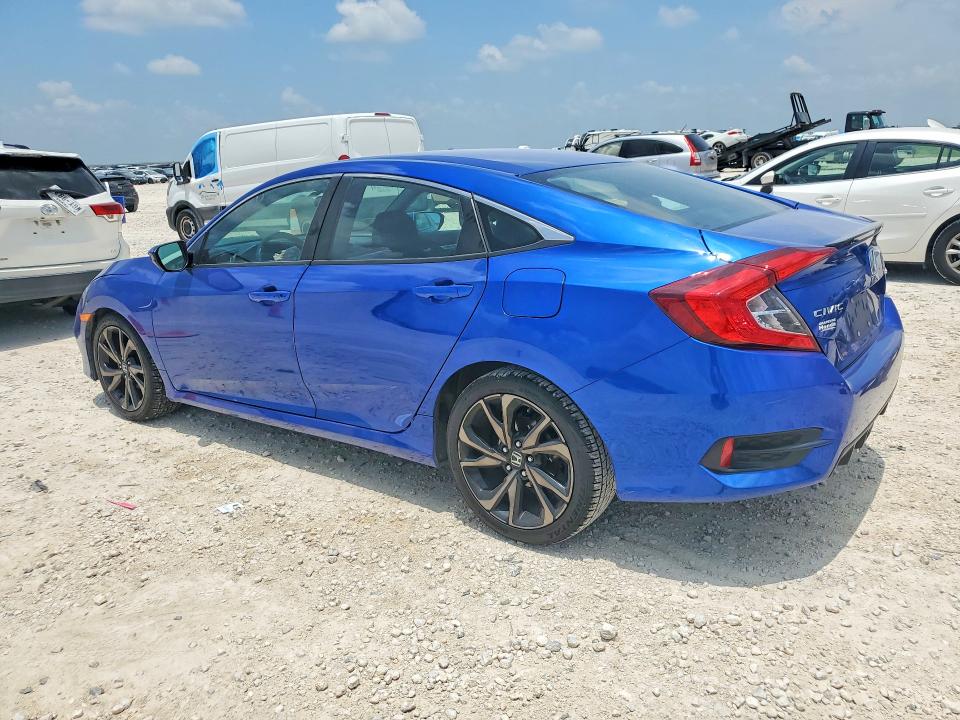2020 Honda VIN 2HGFC2F89LH571773 COPART salvage auction — FRONT END, Tx - Salvage Vehicle Title, sold $550 on 2026-08-06 (photo 2)