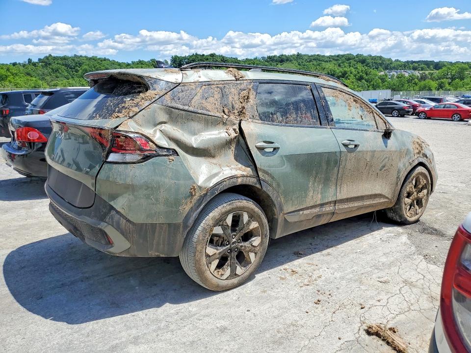 2023 Kia Sportage VIN 5XYK6CAF1PG059705 COPART salvage auction — ROLLOVER, Pa - Certificate Of Salvage, sold $7,100 on 2026-07-10 (photo 3)