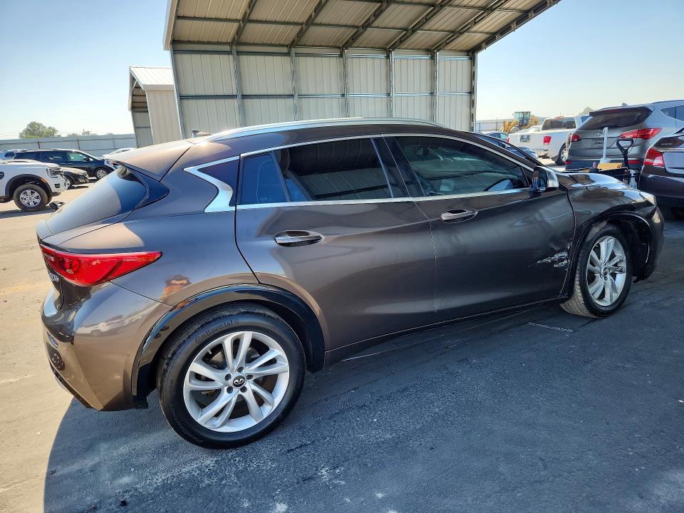 2017 Infiniti Qx30 VIN SJKCH5CP7HA031292 COPART salvage auction — FRONT END, Ca - Salvage Certificate, sold $6,600 on 2026-07-23 (photo 3)