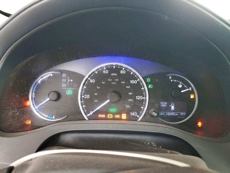 2012 Lexus Ct VIN JTHKD5BH4C2114653 COPART salvage auction — FRONT END, Az - Cert Of Title - Salvage, sold $3,500 on 2026-07-02 (photo 9)