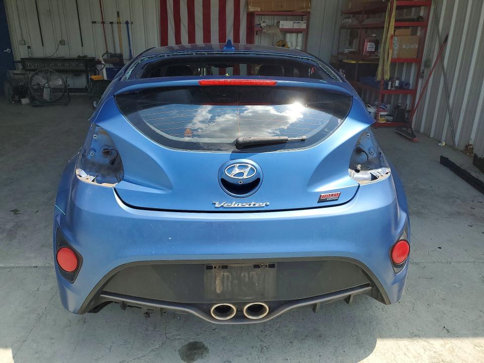 2016 Hyundai VIN KMHTC6AE8GU260985 COPART salvage auction — REAR END, Nc - Salvage Certificate Of Title, sold $550 on 2026-07-29 (photo 6)