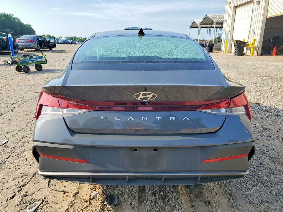 2024 Hyundai Elantra VIN KMHLM4DG1RU673560 COPART salvage auction — WATER/FLOOD, Ga - Cert Of Title-Flood Salvage, sold $4,950 on 2026-07-17 (photo 6)