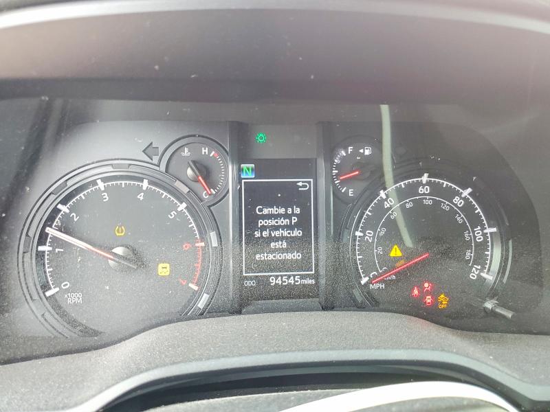 2021 Toyota 4runner VIN JTEEU5JR5M5240220 COPART salvage auction — FRONT END, Tx - Certificate Of Title (P), sold $7,500 on 2026-07-10 (photo 9)