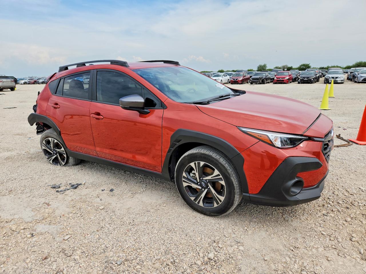 2025 Subaru Crosstrek VIN JF2GUHDC1SH213728 COPART salvage auction — Rear End, TX - SALVAGE VEHICLE TITLE, sold $3,150 on 2026-07-09 (photo 4)