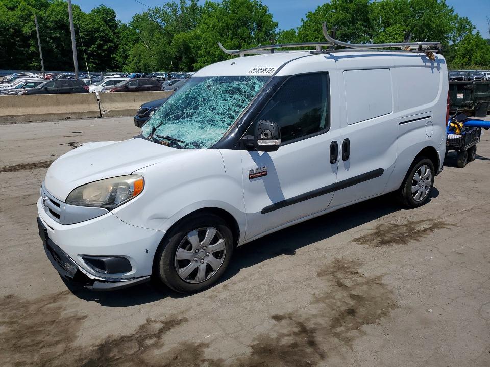2016 Ram Promaster city VIN ZFBERFBT2G6C23210 COPART salvage auction — ROOF, Ny - Mv-907A Salvage Certificate (P), sold $1,750 on 2026-07-09 (photo 1)