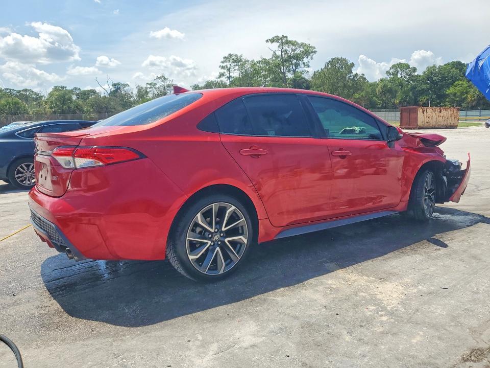 2021 Toyota Corolla VIN 5YFS4MCE3MP059230 COPART salvage auction — FRONT END, Fl - Certificate Of Destruction, sold $150 on 2026-07-29 (photo 3)
