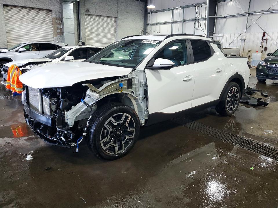 2025 Hyundai Santa cruz VIN 5NTJEDDFXSH146196 COPART salvage auction — FRONT END, Mn - Cert Of Title-Salvage, sold $6,300 on 2026-07-28 (photo 1)