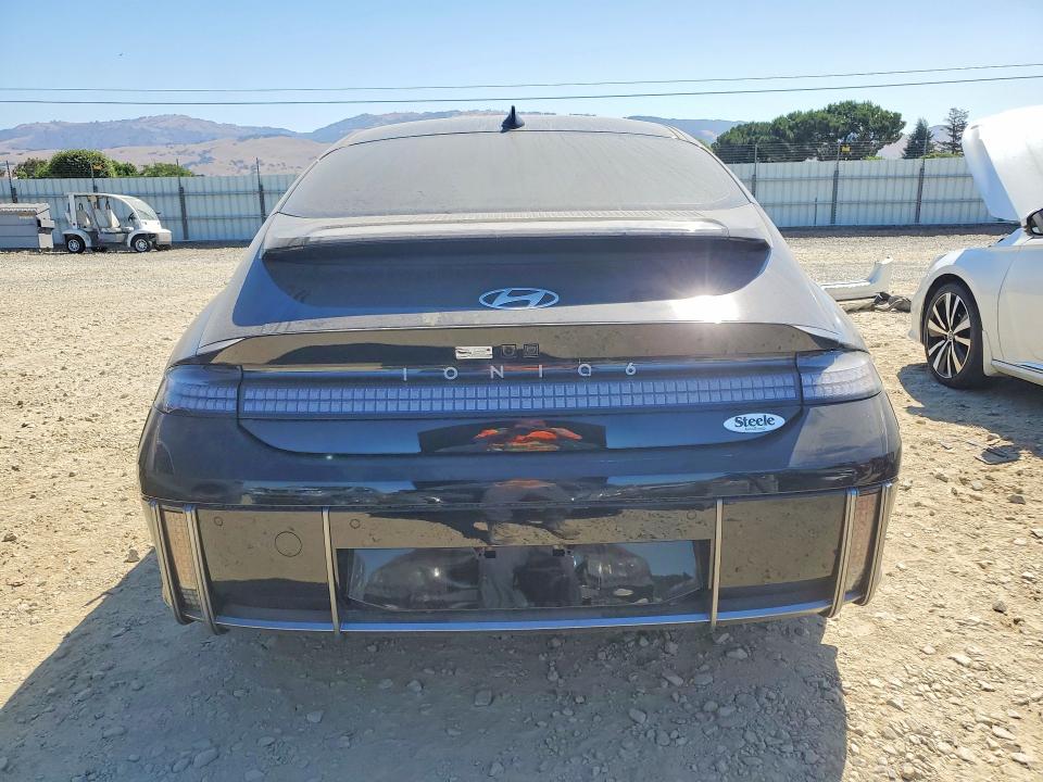 2025 Hyundai Ioniq 6 VIN KMHM34AA1SA114573 COPART salvage auction — SIDE, CA - SALVAGE CERTIFICATE, sold $500 on 2026-07-21 (photo 6)
