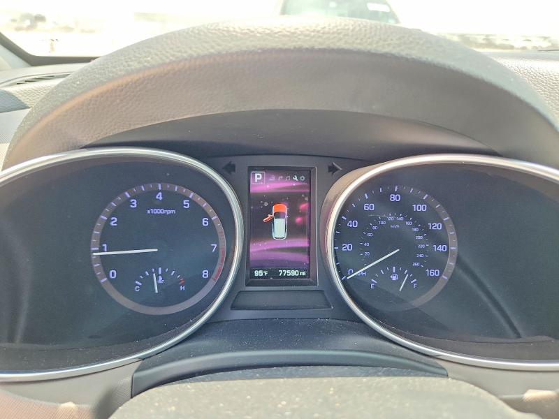 2019 Hyundai Santa fe VIN KM8SR4HF8KU304988 COPART salvage auction — FRONT END, Tx - Certificate Of Title, sold $4,350 on 2026-07-30 (photo 9)
